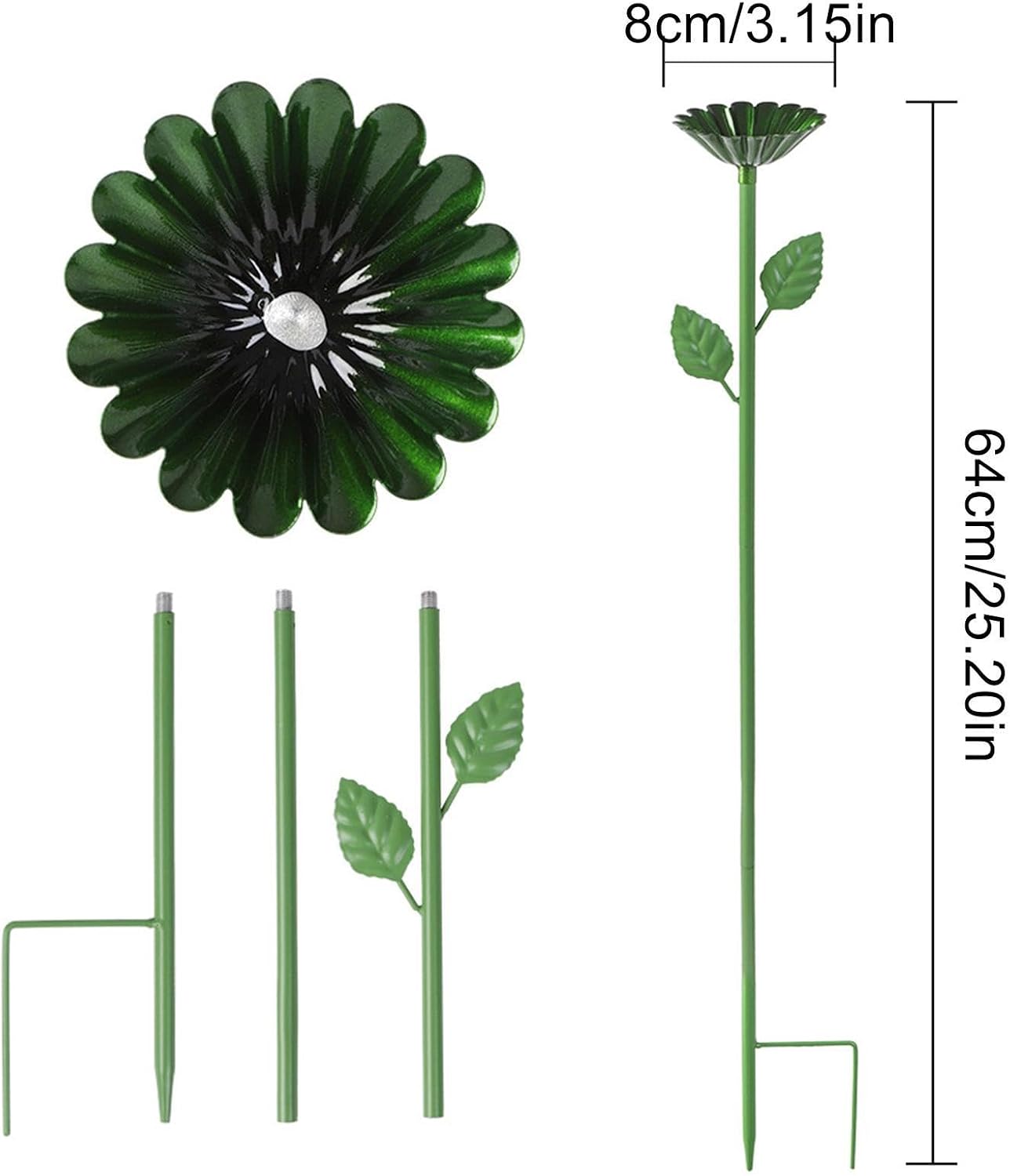 Butterfly Watering Station, Flower Weatherproof Stake - Tall Bee Baths for Garden - for Wild Hummingbird Butterfly Outdoor Yard Patio Pathway Lawn Ground
