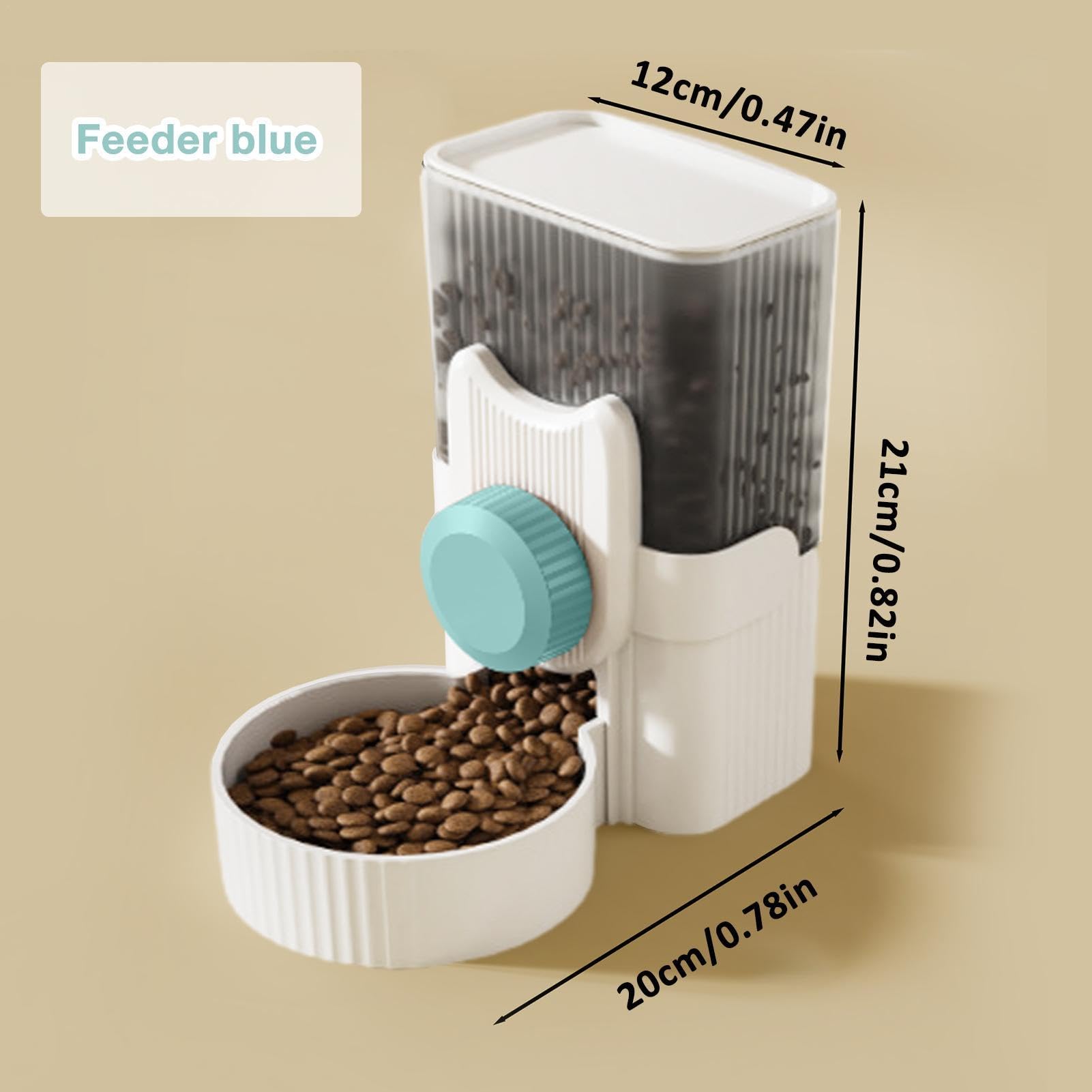 Distributeur Automatique de Nourriture à Suspendre, 1000ml Distributeur Eau pour Petits Animaux, Mangeoire Automatique pour Cage Chiot, Lapin,Cobaye, Furet, Hérisson, Chat, Chinchilla