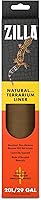 Vista 10 de Zilla Revestimiento de suelo de sustrato de terrario de reptil, marrón, 30BR/40BR/50/65G, 17.25 x 35.25 pulgadas