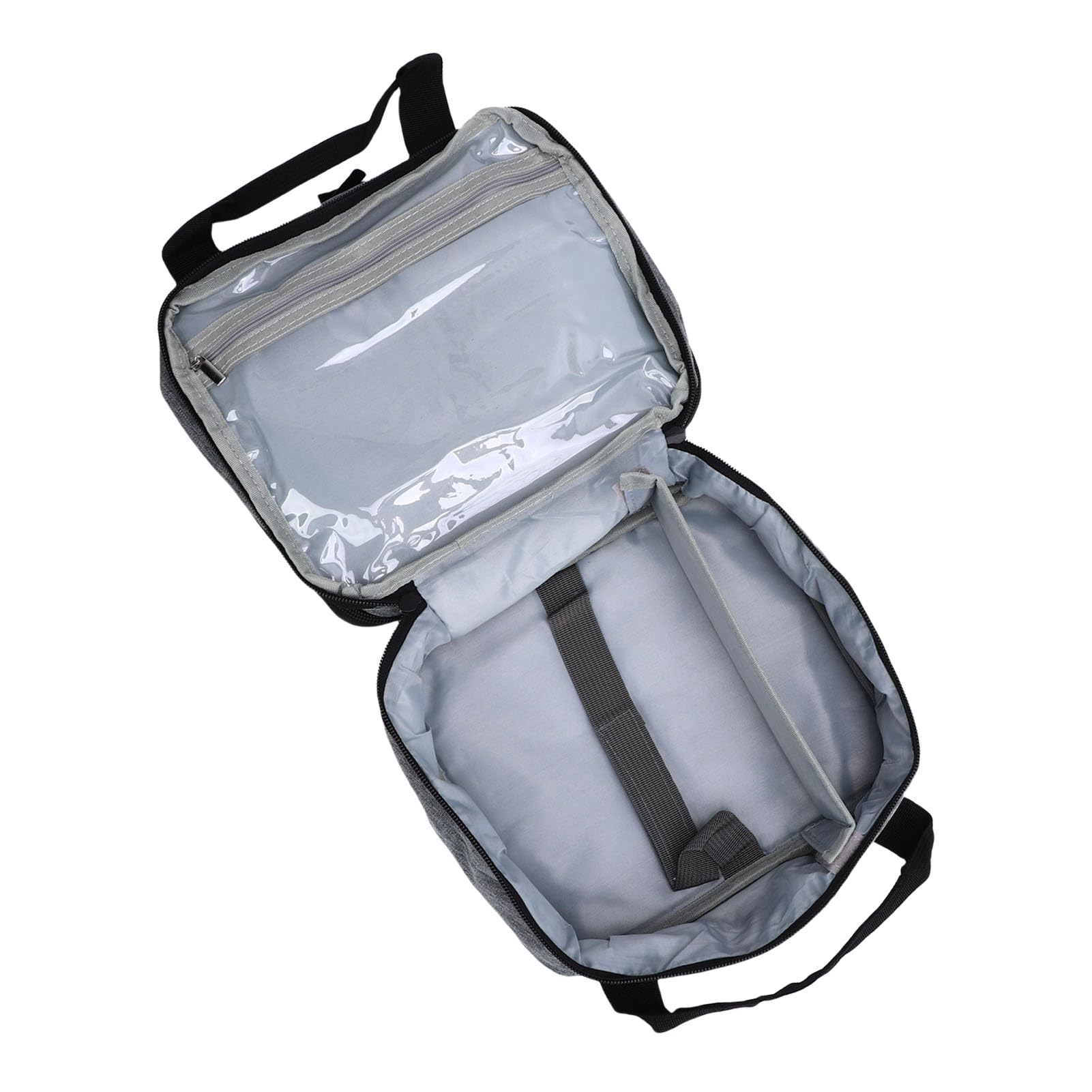 Ausla Fotodruckertasche, Robuste Polyester-Tragetasche für SELPHY CP1500, CP1300, CP1200, mit Verstellbarer Trennwand und Transparentem Beutel, Sichere Aufbewahrungslösung für Unterwegs