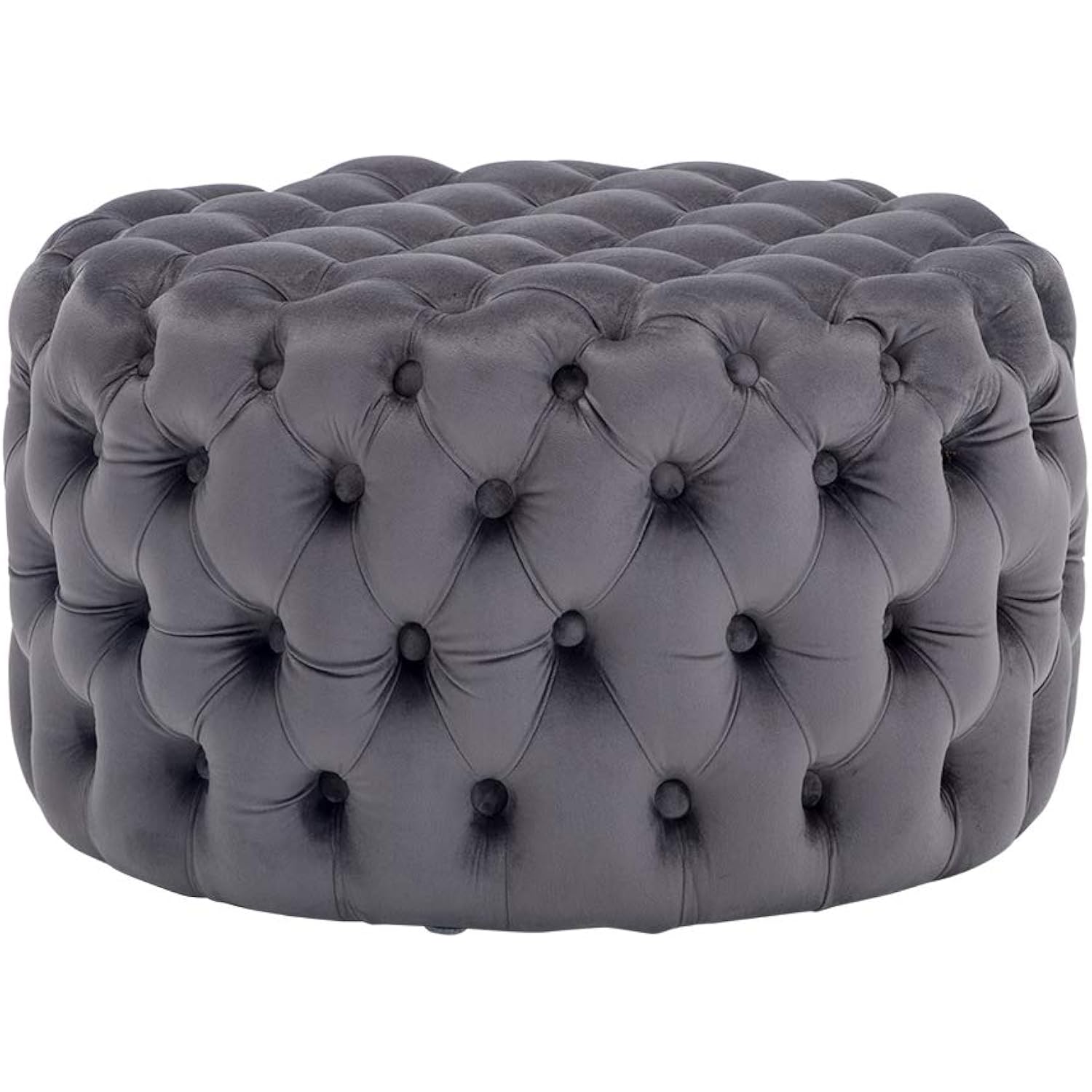 Warmiehomy Modern Chesterfield Coffee Table Footstool Deep Button