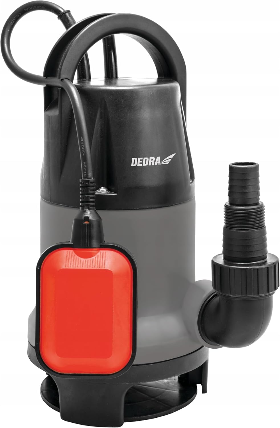 Pompa sommersa per acqua pulita e sporca Garden DEDRA DED8843 forte 900 W, turbina per 14500 giri/min, peso 5,4 kg, 10 cavi IPX8, profondità massima di immersione: 7 m