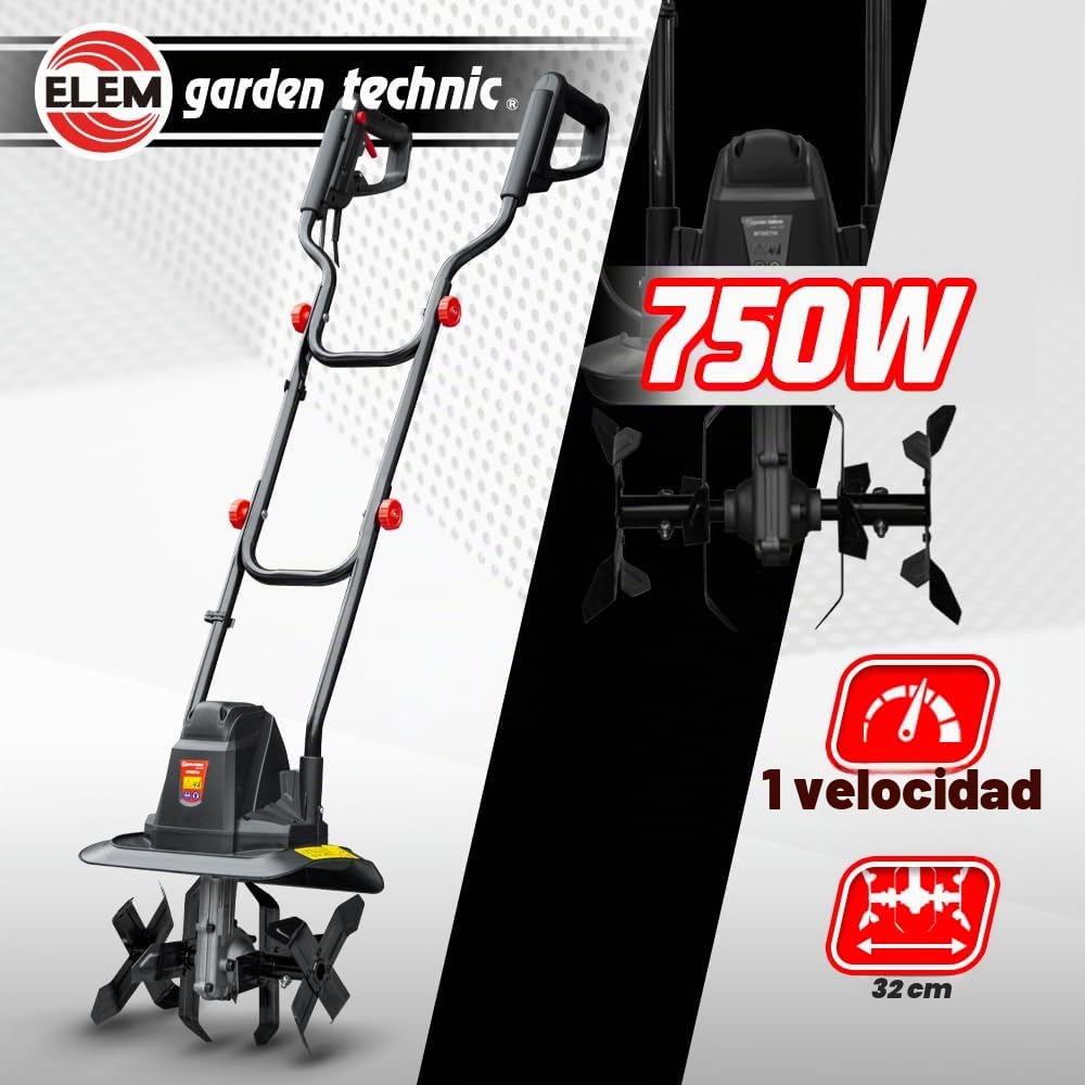 Elem Garden Technic MTBE754 - Motoazada eléctrica (750 W)