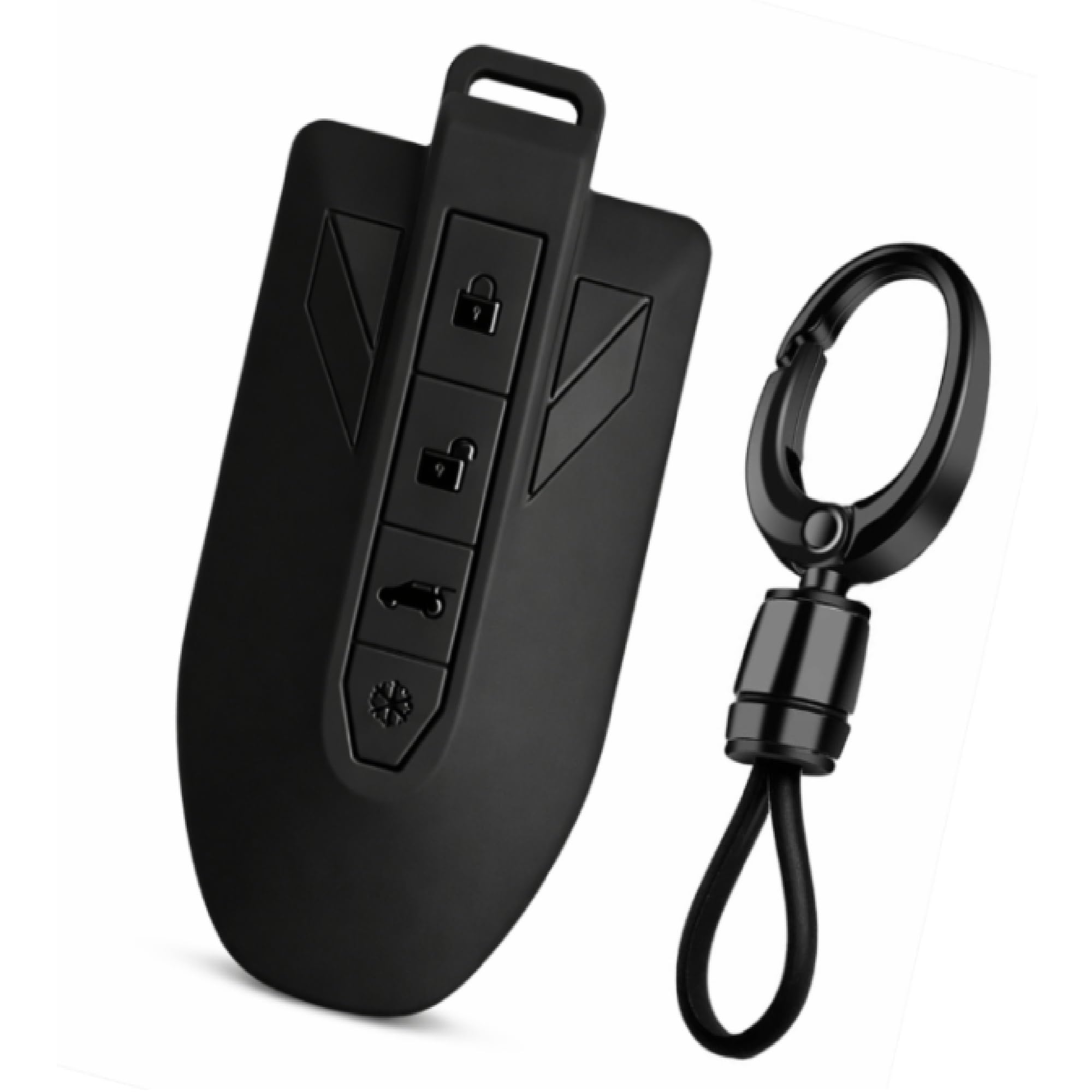 jvcv® soft tpu key cover compatible with mahindra 7xo be6 xev 9e xev 9s be 6 formula e edition fe 6 button smart key | shockproof protective case | slim fit (matte black style a)