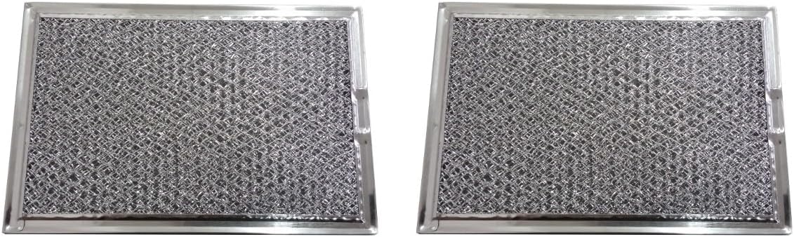 2pack Microwave Oven Grease Filter for GE SCA1000DWW03 SCA1000HBB01 SCA1000HBB02 SCA1000HBB03 SCA1000HBB04 SCA1000HCC01 SCA1000HCC02 SCA1000HCC03 SCA1000HCC04 SCA1000HSS01 SCA1000HWW01