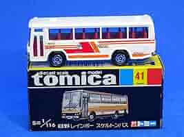 日野レインボー　スケルトンバス 単品】トミカ 日野レインボー スケルトンバス (クリアケース入