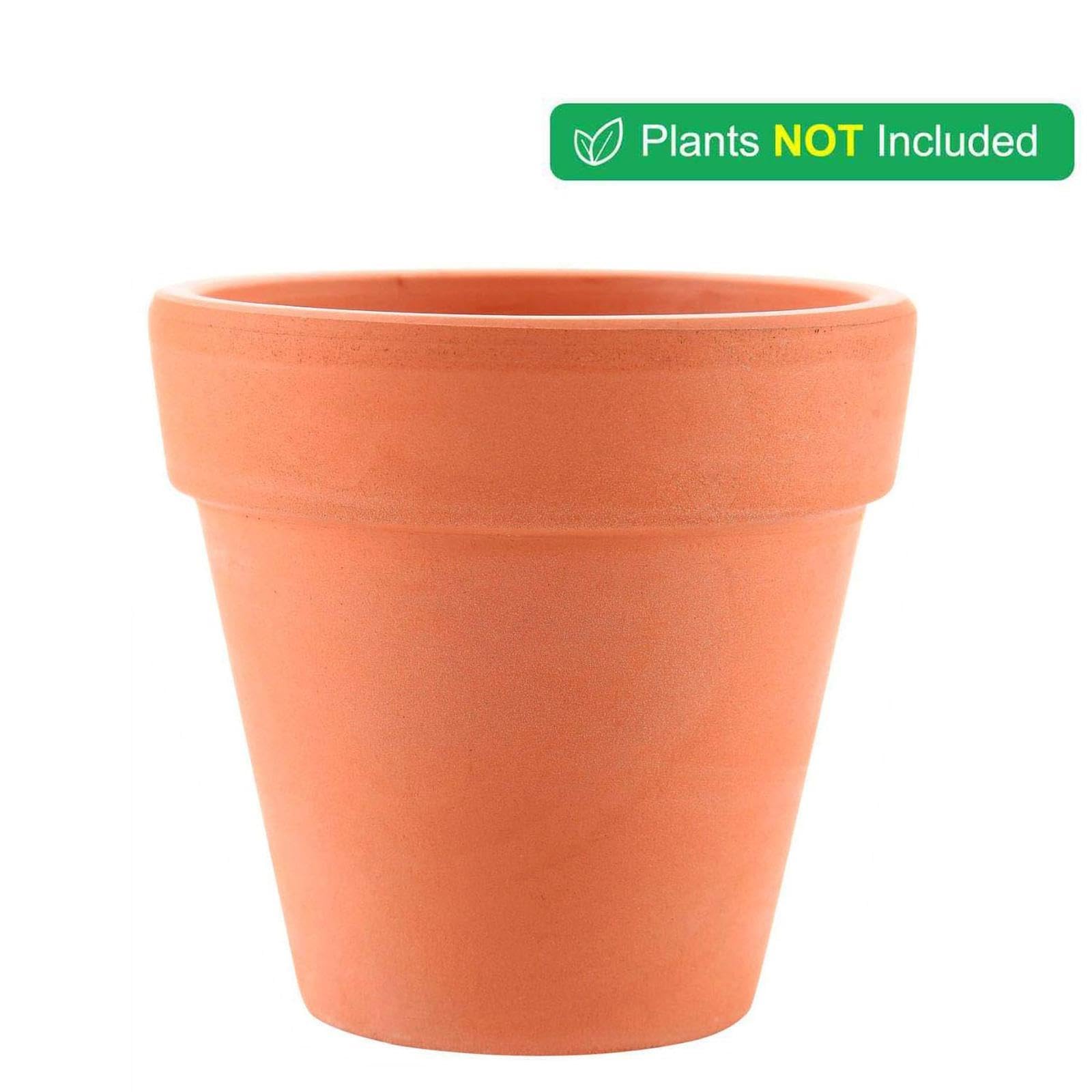 Set di 12 vasi in terracotta da 6,5 cm, permeabili all'acqua, ideali per casa, ufficio, giardinaggio, davanzale, progetti fai da te, decorazioni e artigianato