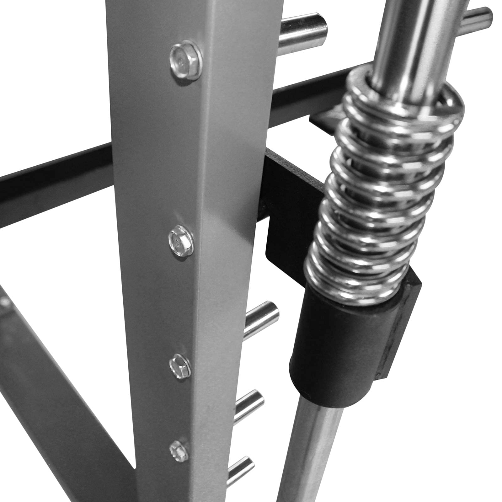 Massive 110 Kg schwere Train Hard Smith Machine Multipresse Rack mit Gegengewichten und Olympia Langhantelstange, massive Kraftstation geprüfte und zertifizierte Profi Qualität nach EN957