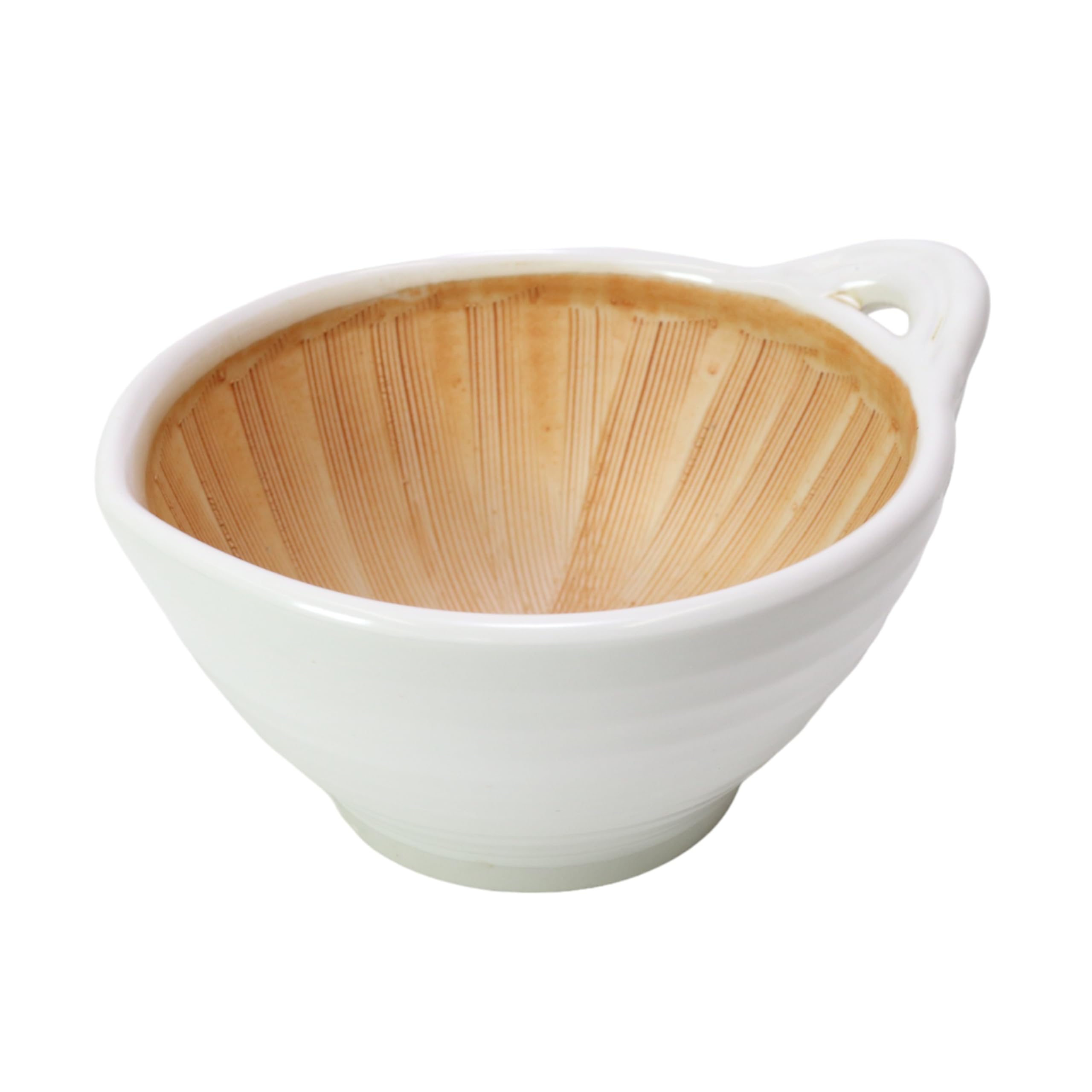Amazon.co.jp: 多用鉢 白 片口納豆鉢(L) [R13xH8cm] プレゼント