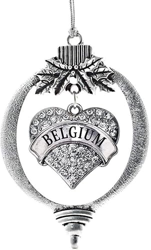 Miniatura 218 de Inspired Silver Adornos festivos de dije de corazón pave de plata con circonitas cúbicas