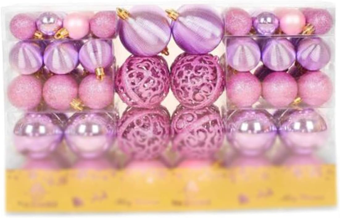 100個 セットキラキラクリスマスツリーボールつまらないカラフルなクリスマスパーティーホームガーデンクリスマス クリスマスボール 宅送 クリスマスボールの飾り