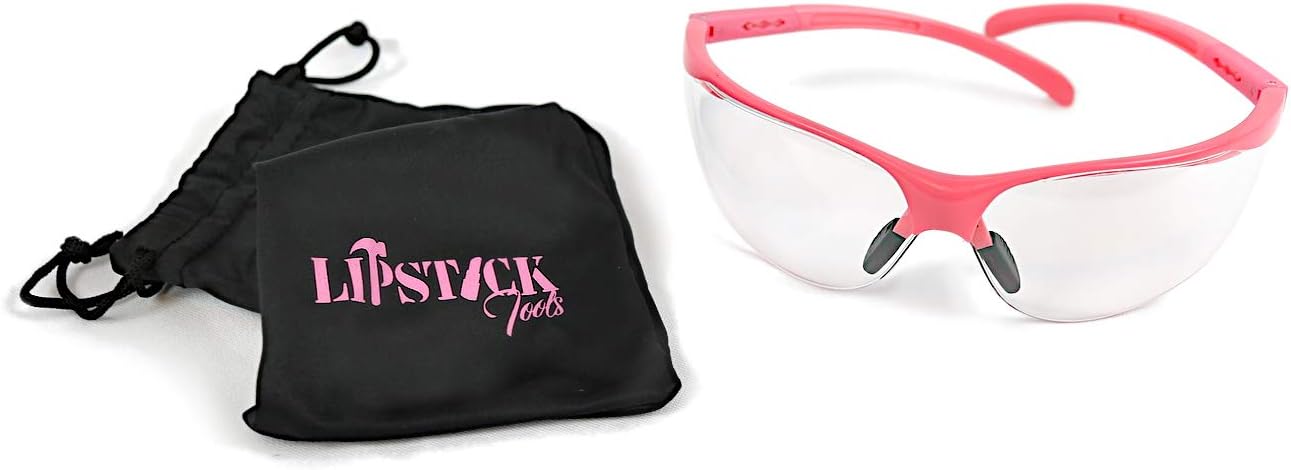 Black Friday Sale 2022 LADIES PINK SAFETY GLASSES WRAPAROUND CONSTRUCTION IMPACT RESISTANT PROTECTION, DO IT YOURSELF PROJECTS AT HOME, MEDICAL, SCHOOL,SCIENCE LABS, ARTS & CRAFTS. LENTES DE SEGURIDAD PARA TRABAJAR 1-PACK