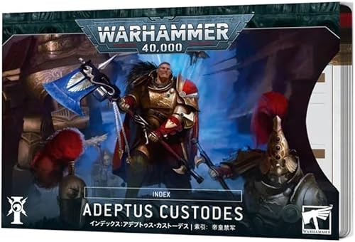 Games Workshop Warhammer 40k - Fichas de índice ADEPTUS Custodes