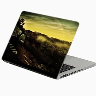 TAT Stains Liquid Texture Printed Laptop Sticker Multicolour-15.6 inch-3920