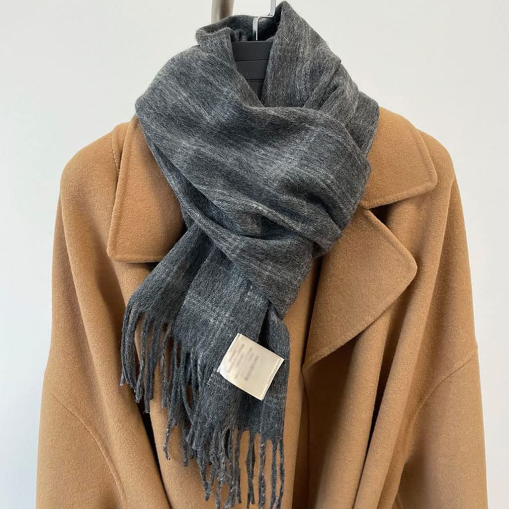 Sciarpa Inverno sciarpa in pura lana moda autunno inverno inverno caldo cashmere sciarpe plaid pattern lunghi nappe uomini donne wrap sciarpe scialle Scialle