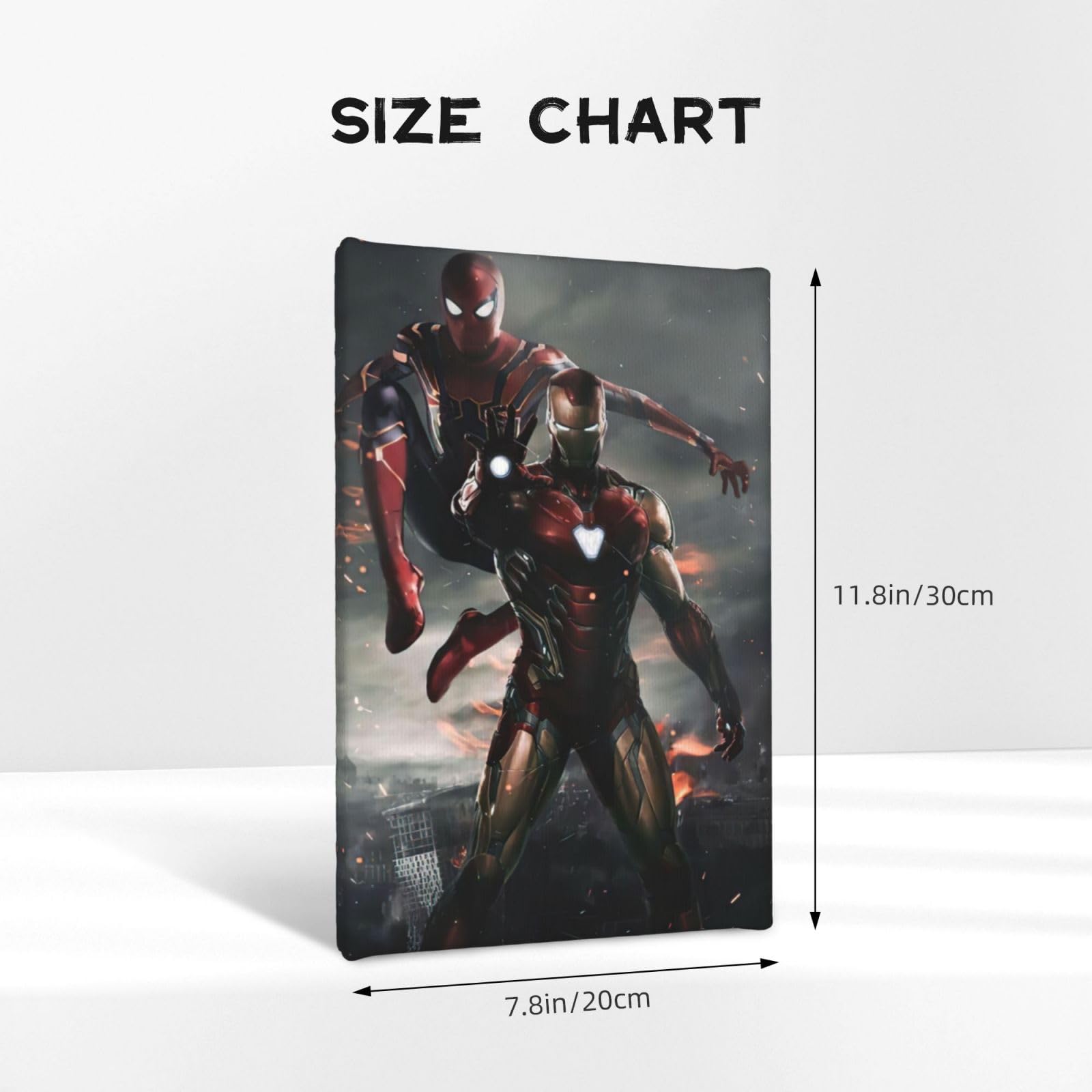 Amazon.co.jp: アイアンマン スパイダーマン アートパネル キャンバス