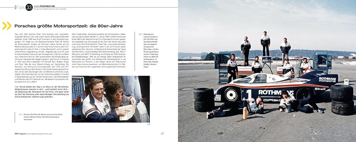 Peter Falk - 33 Jahre Porsche Rennsport und Entwicklung: Menschen, Autos, Geschichten