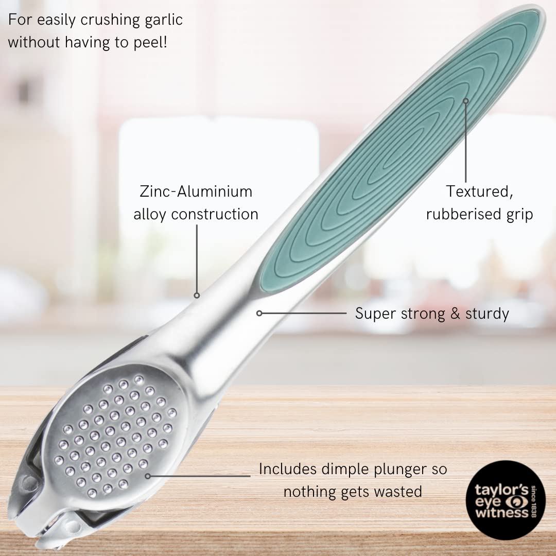 Easy to Use Garlic Press, Removes The Need to Peel, Great Kitchen Gadget for Crushing Garlic Cloves. Dishwasher Safe - Image 4