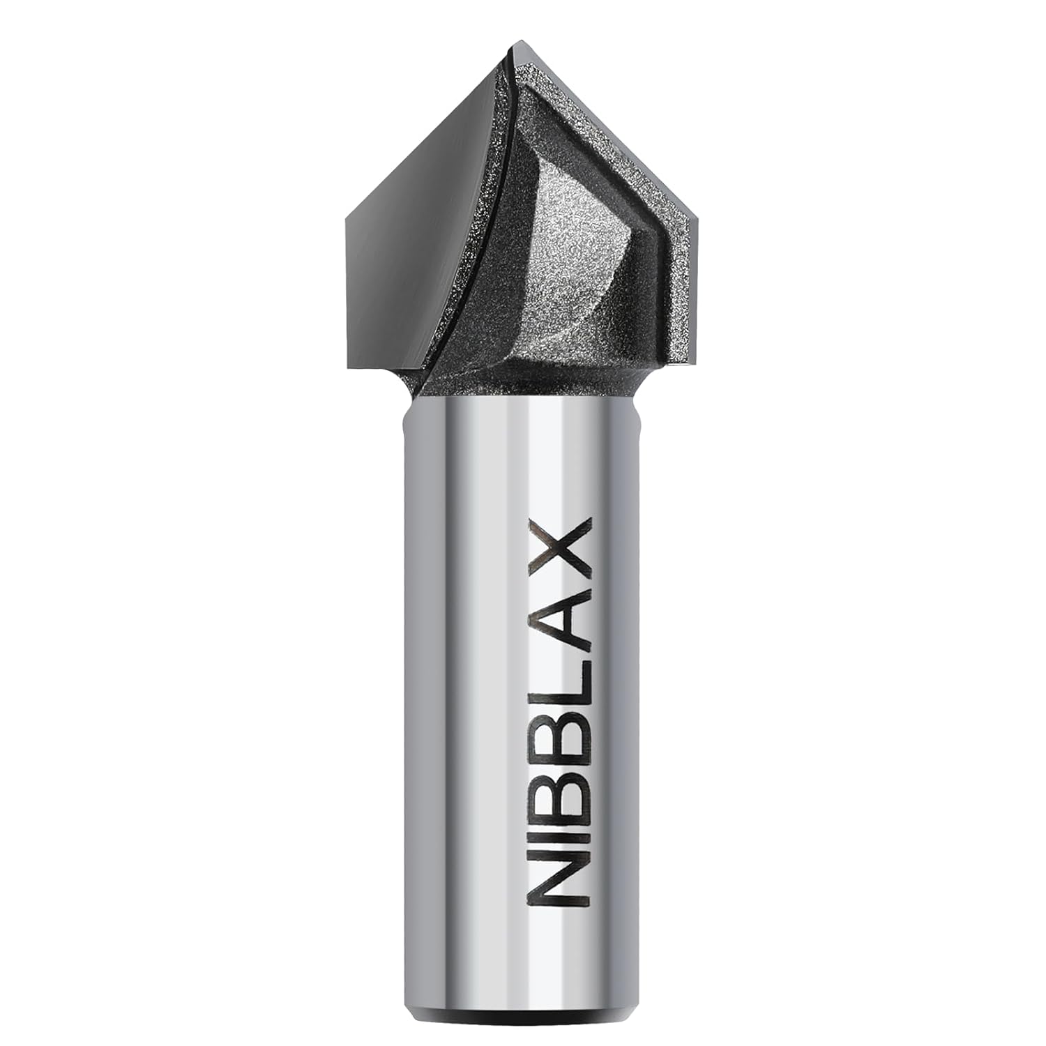 90 Degree V Groove Router Bit 1/4" Shank, 1/2" Cutting Diameter x 1/2" Cutting Depth, Carbide Tipped V-Groove Router Bits for Grooving Woodworking