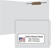 Vista 46 de Carpetas de archivos marrones, material médico, carpeta con pestaña final reforzada tamaño carta con cierre de 2 pulgadas en el interior frontal