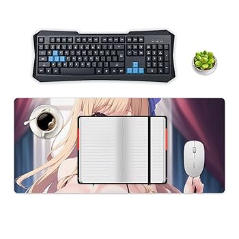 Amazon | デスクマット どすけべ衣装おねえさん 大型 デスク