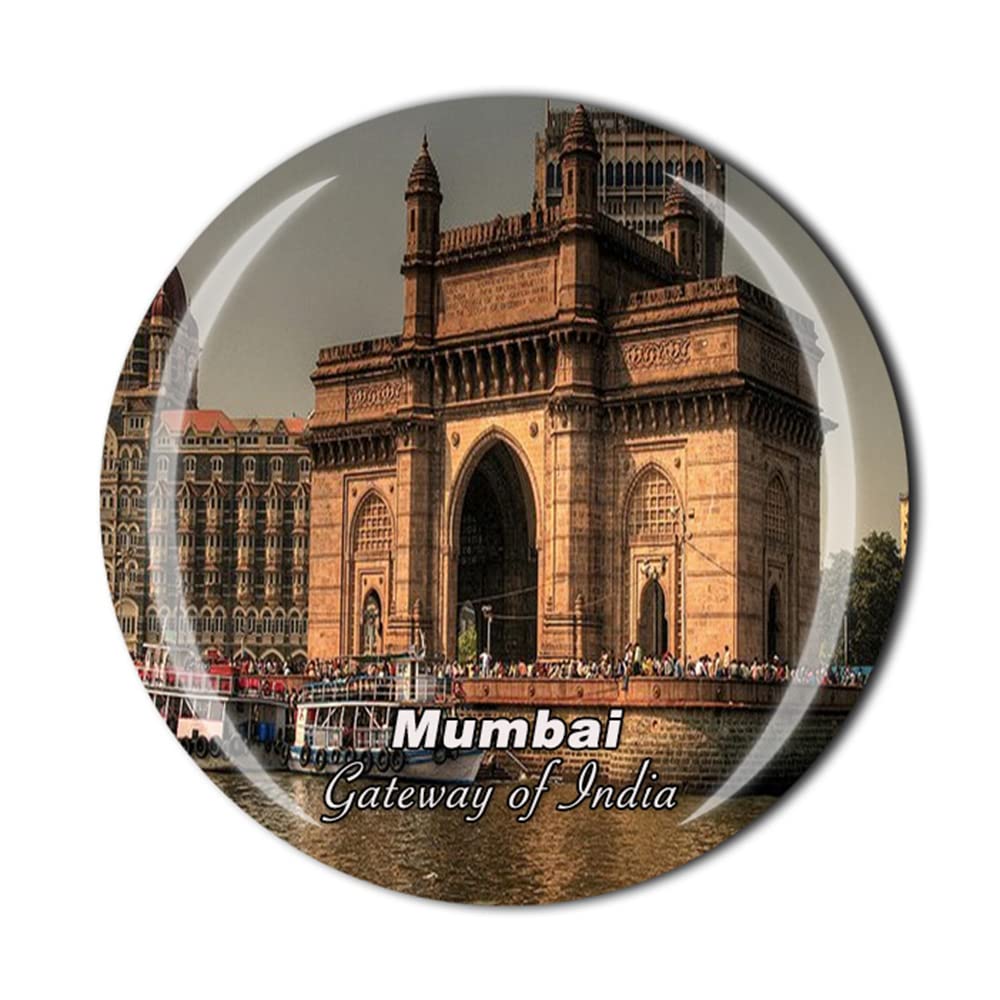 Timefly India Gateway Of Fridge Magnet Crystal Tourist Souvenir Gift Collection Refrigerator Magnetic Sticker