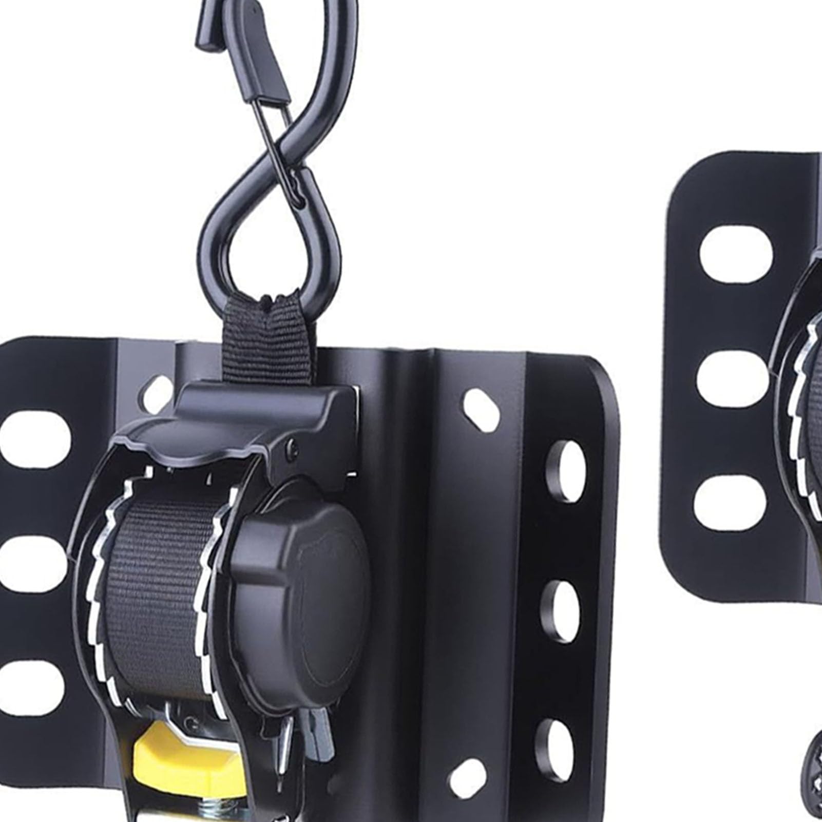 Cinghie di ancoraggio a cricchetto da 2 pezzi Kit tenditore automatico per auto Moto in movimento