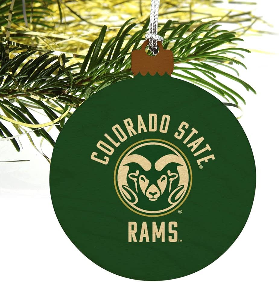 GRAPHICS & MORE Colorado State University Rams Wood Christmas Tree Holiday Ornament - Image 4