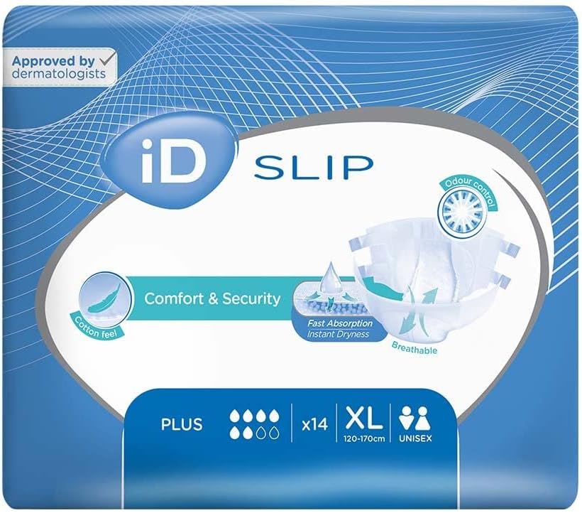 iD Expert Slip Plus - XL - 14 all-in-one briefs