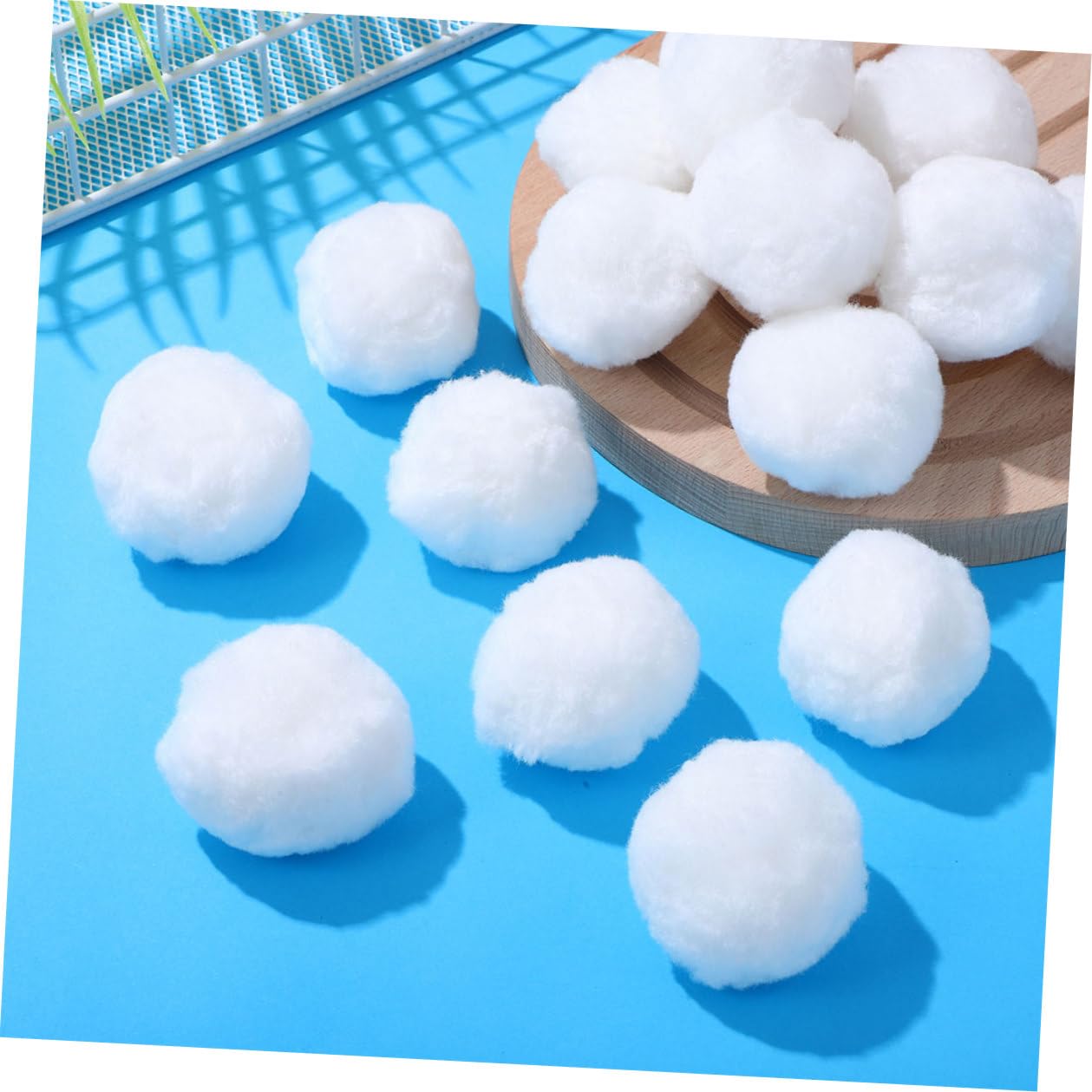 SUPVOX Palline Filtranti per Piscina in Fibra Professionale Bianco Sostituiscono Sabbia per Filtri Acqua Piscina Spa e Vasche Idromassaggio