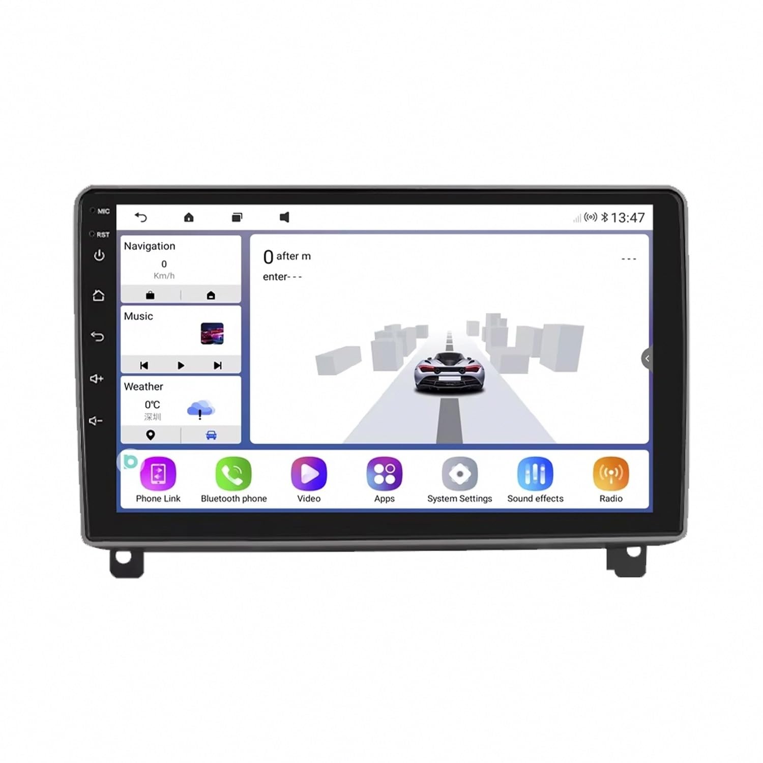 Autoradio Portátil Peugeot 407 con Android Auto, Mirror Link y GPS 8