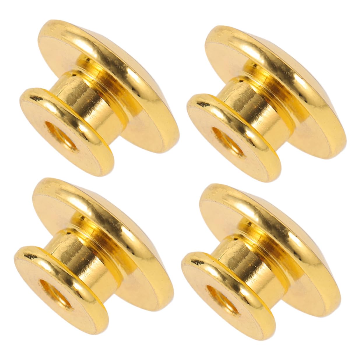 HANABASS Guitar Parts 4pcs Metal Strap Buckle Locks Locking Buttons for Guitar Straps
