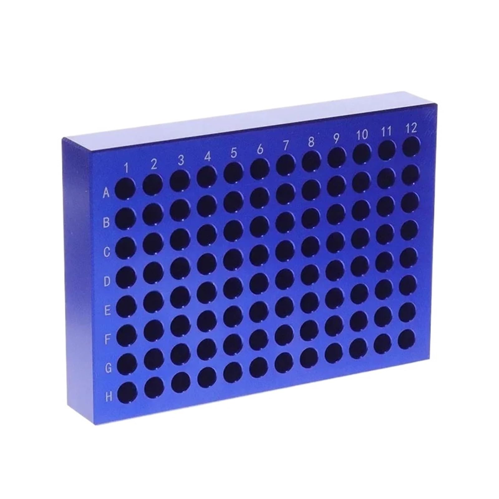 1pc PCR Kühler Niedertemperatur-Thermostat vorgekühlte Aluminium-Eisbox 0,2/1,5/2/5/10/15/50ML(50ml 4 well)