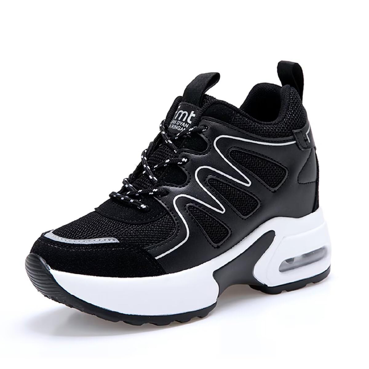 TQGOLD® Damessneakers, sleehak, 8 cm, sportschoenen, platform, sneakers, D Wit, 35 EU TQGOLD® Damessneakers, sleehak, 8 cm, sportschoenen, platform, sneakers, D Wit, 35 EU