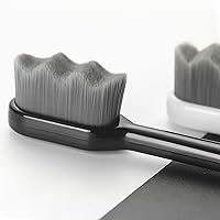 Vista 3 de EasyHonor Cepillo de dientes extra suave para encías sensibles, cepillo de dientes manual micro nano con 20000 cerdas de hilo dental suave