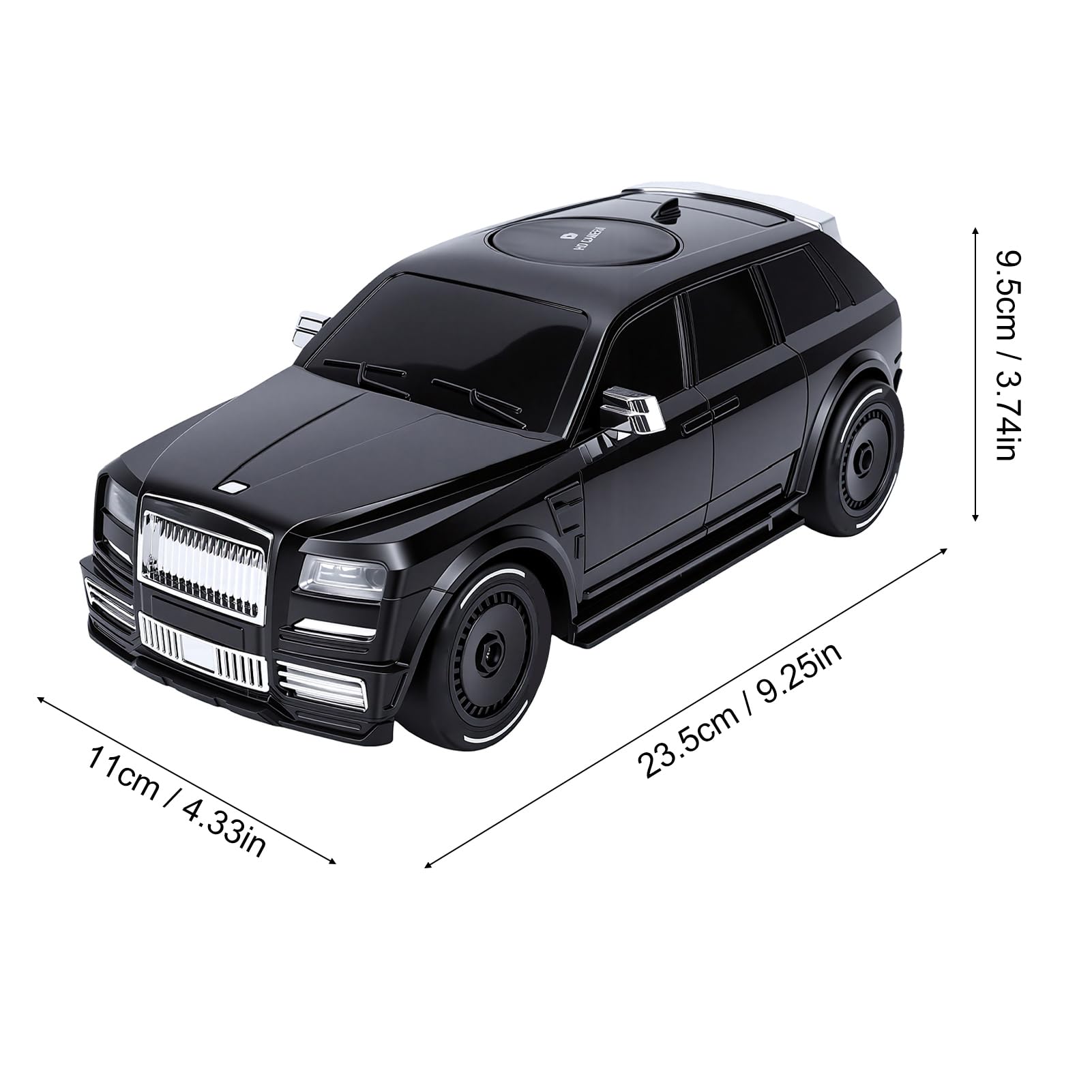 Goolsky 1/18 RC Drift Car con 720P HD Camera, 2.4G Coche teledirigido para Adultos, 4WD Alta Velocidad Coche de Carreras con Luces LED y Doble Neumático (Negro)