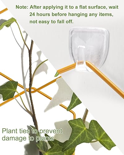 Miniatura 3 de 18 piezas de enrejado de cadena para plantas trepadoras, accesorios para plantas de interior en maceta para Hoya, Ivy, Monstera, enrejado de pared