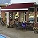 10 ft. Key West Full Cassette Manual Retractable Awning (96 in. Projection) Burgundy