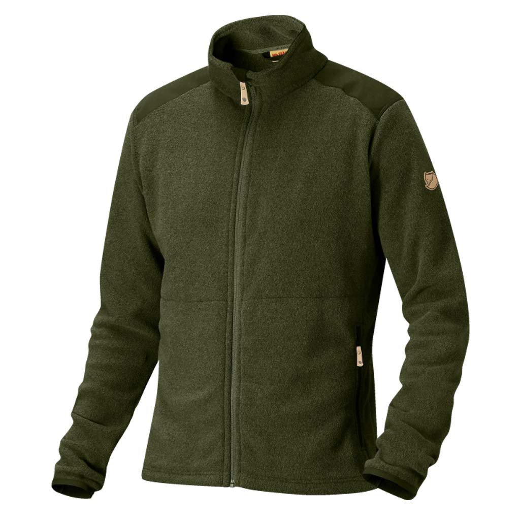 Fjallraven 81765-620 Sten Fleece M Sweatshirt Men's Green Size M