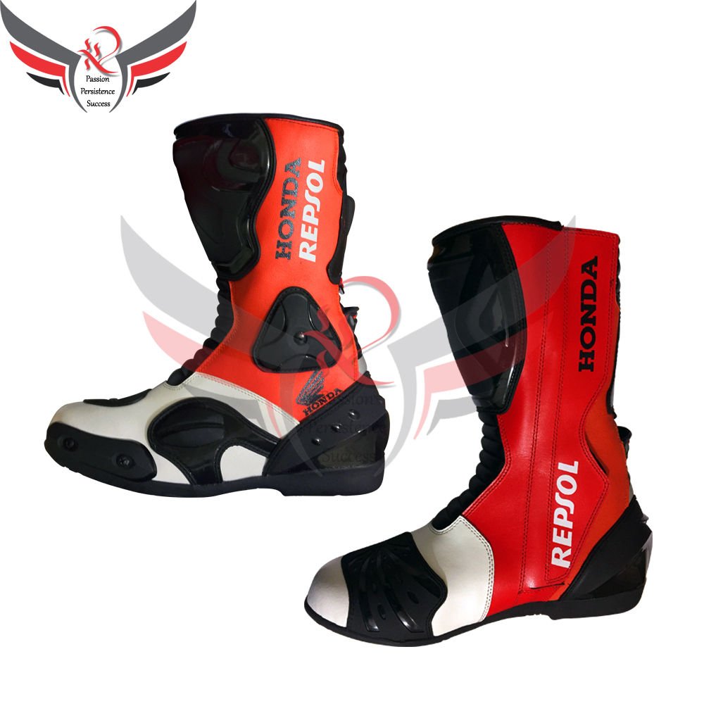 Repsol MotorBike Shoes Casey Stoner MotorBike Boots Racing MOTO GP (US 10 (UK9) Only)
