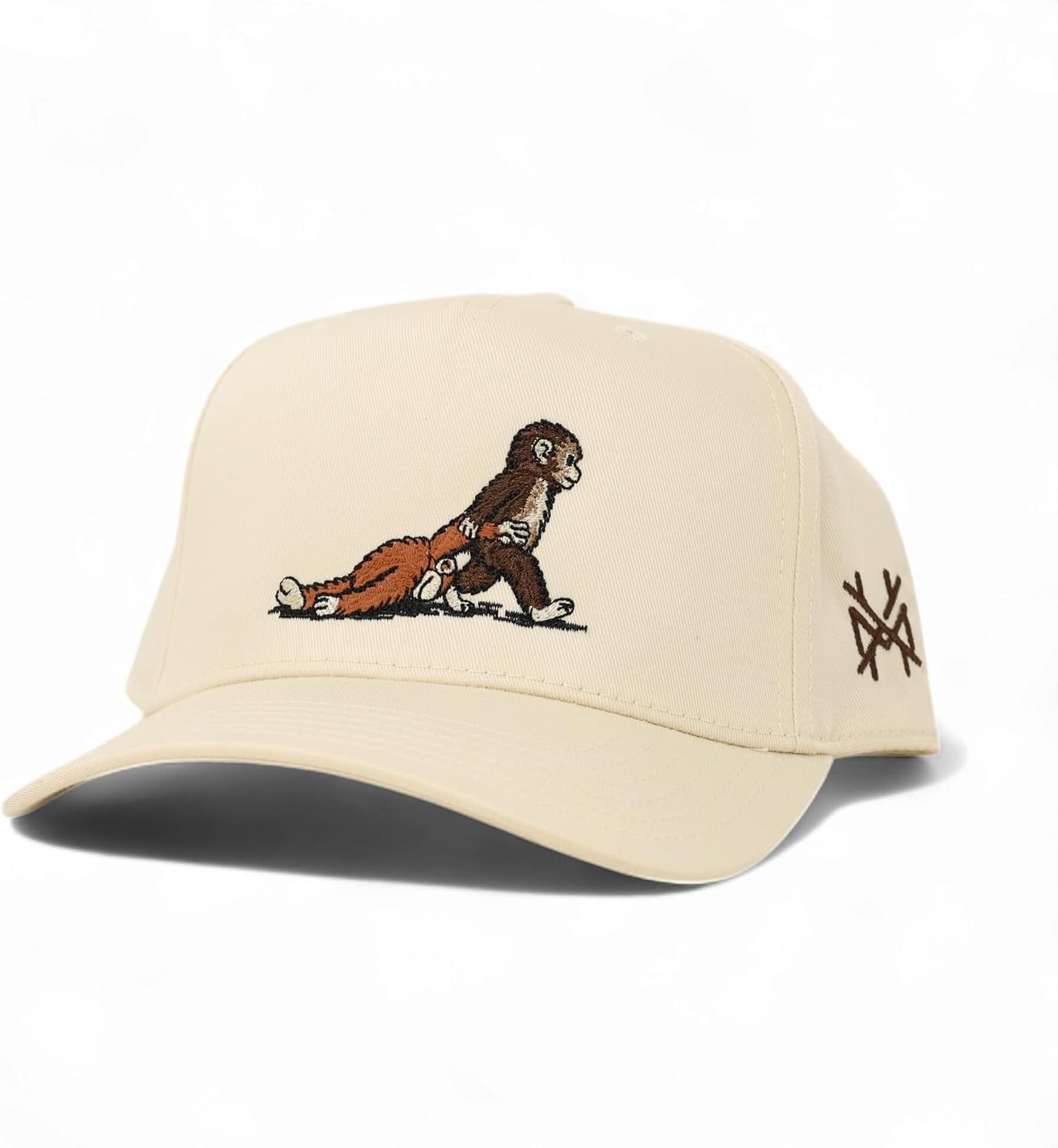 The Mad Hatter, Men & Women's Trucker Hat, Premium Embroidered Adjustable Snapback for Everyday Wear - Punch the Monkey
