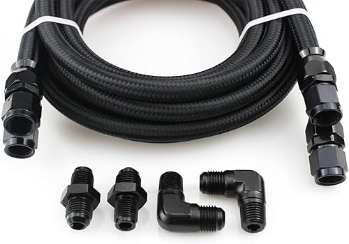 Miniatura 2 de Línea de refrigeración de transmisión de PTFE de 2 x 6 AN se adapta a 4L60 700R4 TH350 TH400 para Chevy Silverado Impala SS Camaro