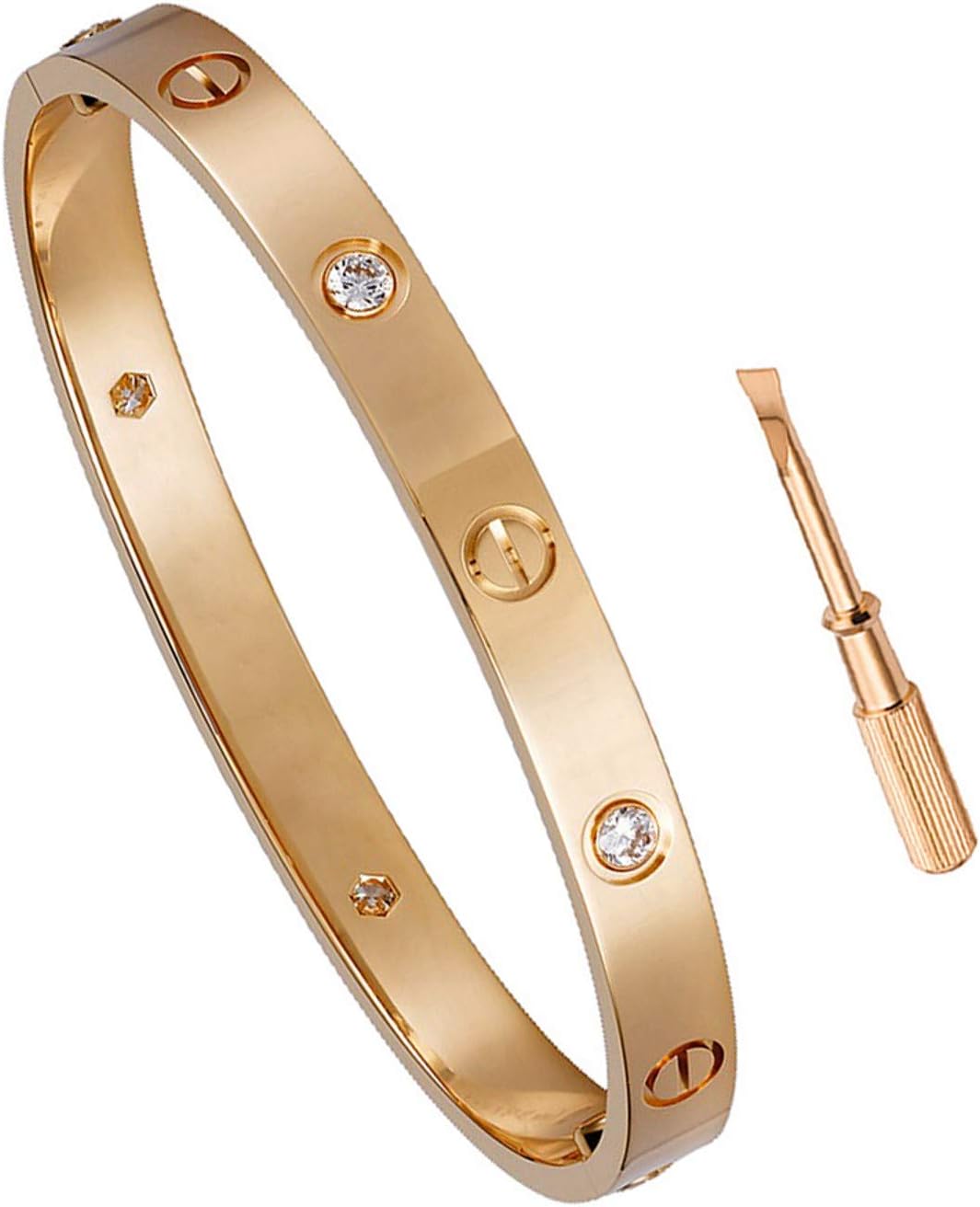 Y.S.M.Y Titanium Steel Love Bracelet with Screwdriver Can Wear in Shower