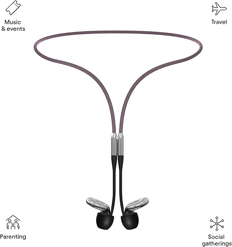 Miniatura 9 de Loop Cable conector oficial para tapones para los oídos Loop - Cable de seguridad magnético resistente a tirones - Carbón