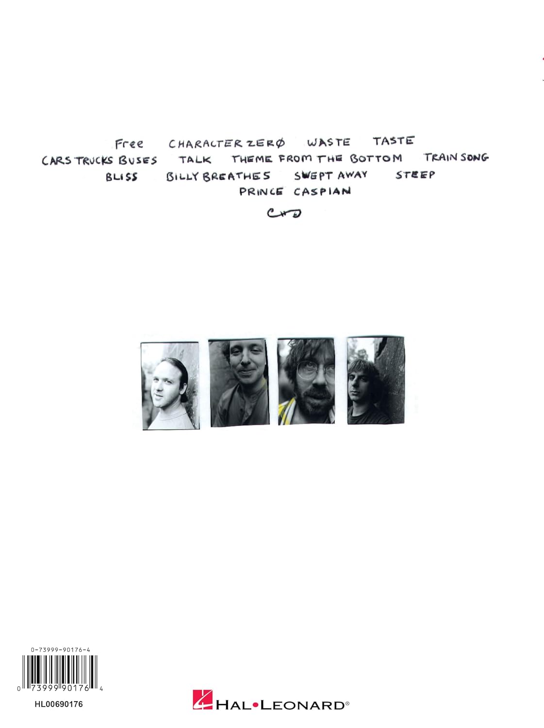 Phish Billy Breathes Guitar Songbook | Guitar Recorded Versions | Note-for-Note Electric Guitar Sheet Music with TAB, Standard Notation, Lyrics and Chords | Medium/Intermediate | 13 Songs