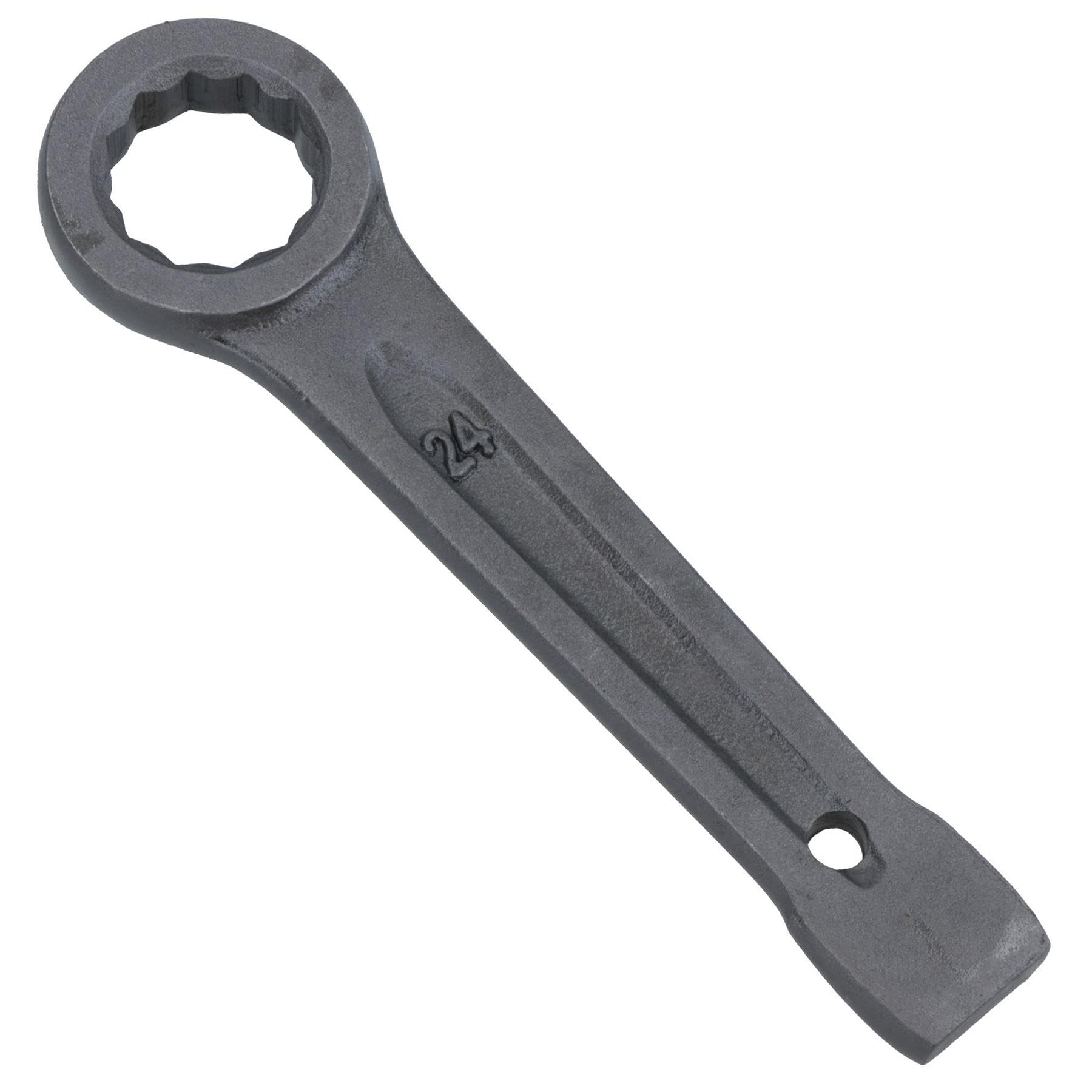 AB Tools 24mm Slogging Box End Striking Ring Wrench Spanner Bi-Hex 12 Sided Metric from B&Q