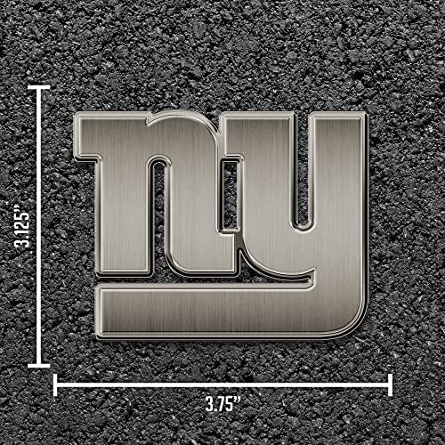 Image of Rico Industries NFL Football Standard Oval Antique Nickel Auto Emblem for Car /Truck /SUV