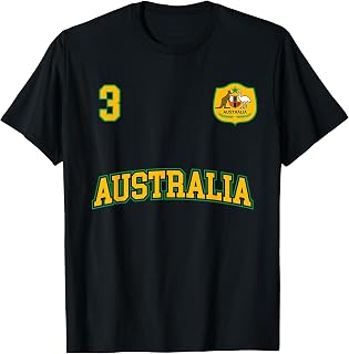 Australia - National Sports Team Co.Australia Soccer Shirt No. 3 (+Back) Australian Sports Team