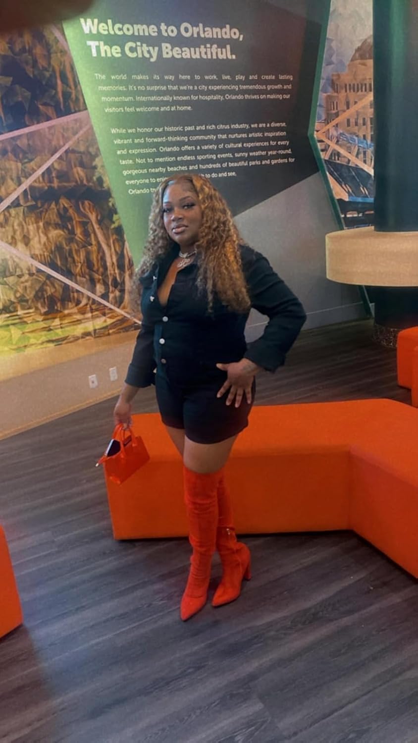 Molilove Women's Vintage Short Denim Jumpsuit Long Sleeve Button Down Jean Jumpsuit Romper with Pocket Sexy Going Out Outfits - Image 2