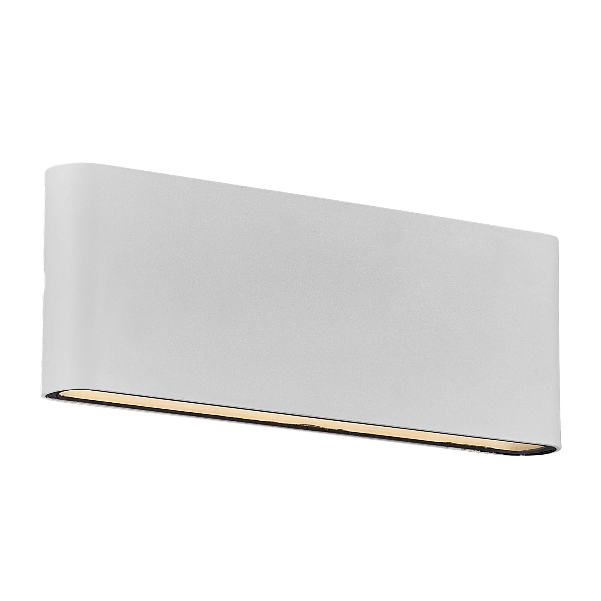 Nordlux Kinver Outdoor Wall Light White Metal Garden LED IP54 3000k Mains